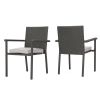 SAN PICO DINING CHAIR-GREY,1PC with Cushion