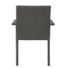 SAN PICO DINING CHAIR-GREY,1PC with Cushion