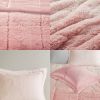 Ombre Shaggy Long Fur Comforter Mini Set