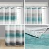 Stripe Print Shower Curtain