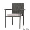 SAN PICO DINING CHAIR-GREY,1PC with Cushion