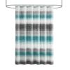 Stripe Print Shower Curtain