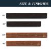 48" Rustic Wood Fireplace Mantel , Wall-Mounted & Floating Shelf for Home Decor