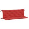 Garden Bench Cushions 2pcs Red 59.1"x19.7"x2.8" Oxford Fabric