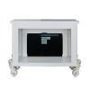 ACME Versailles FIREPLACE Bone White Finish AC01316