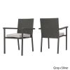 SAN PICO DINING CHAIR-GREY,1PC with Cushion