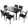 U-Style High-quality Steel Outdoor Table and Chair Set, Suitable for Patio, Balcony, Backyard.