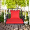 Patio Rattan Porch Swing Hammock Chair with Seat Cushion