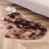 1pc, Tie-dye Silk Wool Area Rug, Plush Carpet, PV Velvet Floor Mat, 27.56*31.5inch