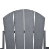 Folding Adirondack Chair Weather Resistant, Outdoor HDPE Lawn Chair