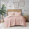 Embroidered Medallion Faux Fur Ultra Plush Comforter Mini Set