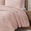 Embroidered Medallion Faux Fur Ultra Plush Comforter Mini Set